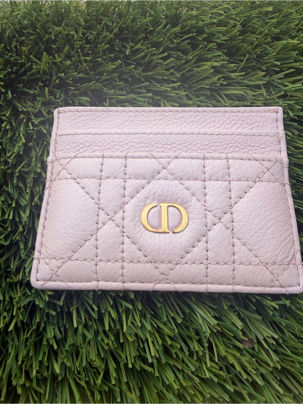 Dior Dior Caro Freesia Card Case Pink